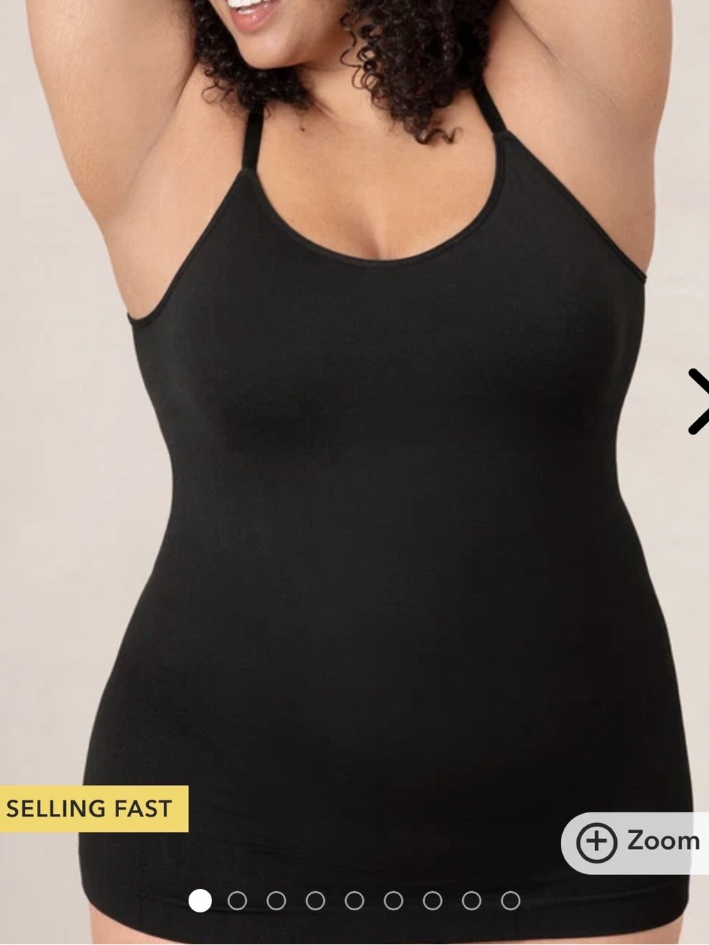 Shapermint Black Seamless Shaping Cami